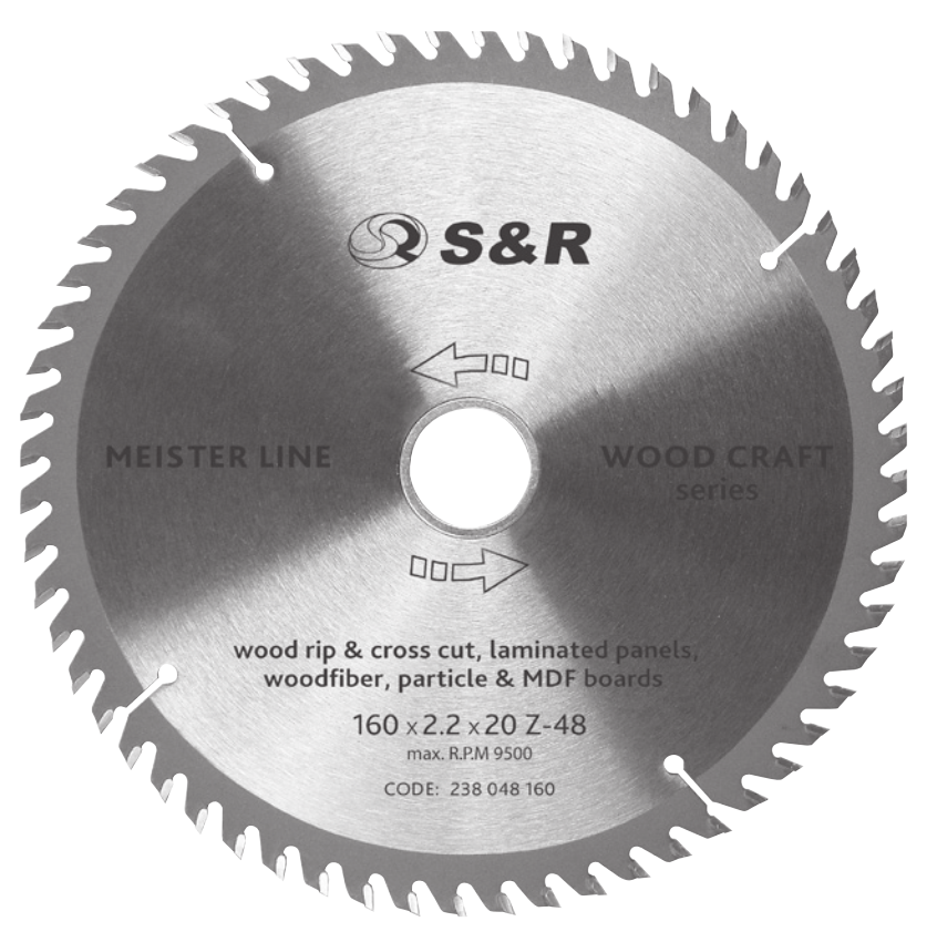 Пильный диск S&R WoodCraft по дереву 190x30x24z (238024190)