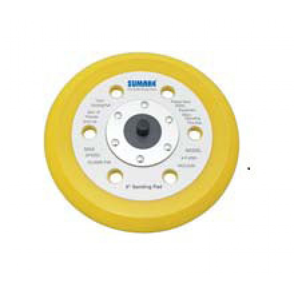 Пневмо Диск для шлифмашинки SUMAKE d=6"/150 мм, 6 отверстий (P-G66VC)
