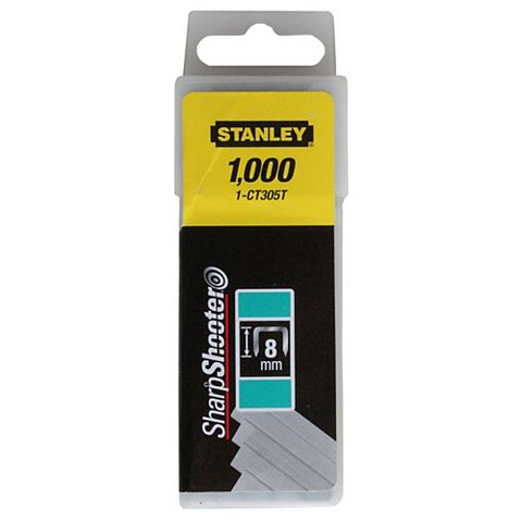 Скобы STANLEY для крепления кабеля типа "CT" 8мм (1-ct305t)