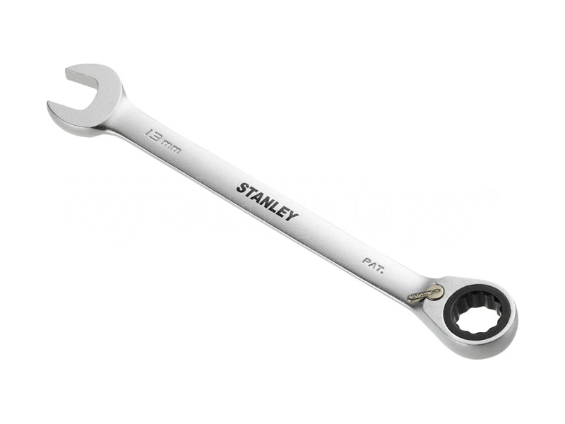 Ключ комбинированный с трещоткой и переключателем STANLEY  6мм (1-17-377)