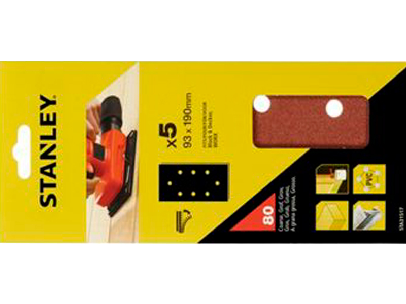 Компл. абразивных листов 5 ед. STANLEY (STA31527)