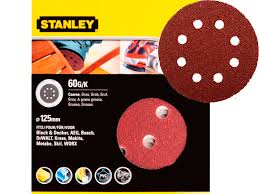Шлифовальные круги STANLEY 5 ед. Ф125 мм. (STA32037)