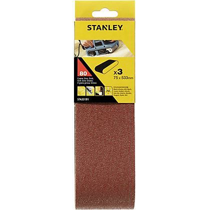 Шлифлента STANLEY 75х533мм 60G (STA33186)