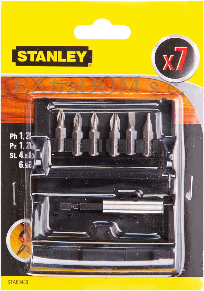 Биты в наборе STANLEY 7 ед. (STA60480)