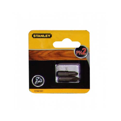 Биты и адаптеры Бита STANLEY PH2*25 мм, 2шт (STA61021) 