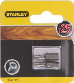 Биты и адаптеры Бита STANLEY T25*25 мм, 2 шт (STA61063)