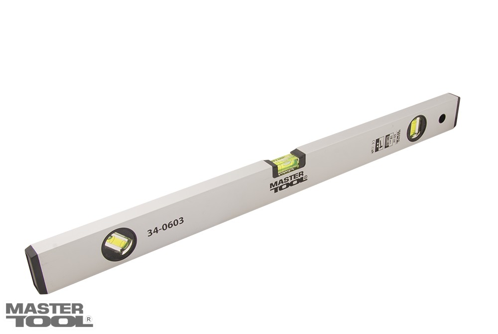 Уровень алюминиевый усиленный MASTER TOOL 1500мм (34-1503)