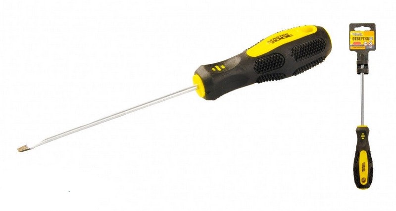 Ручной инструмент Отвёртка плоская  MASTER TOOL (48-5310)