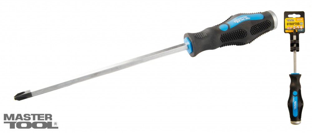 Ручной инструмент Отвёртка крестовая MASTER TOOL РН3*150 мм ударная (49-5315)