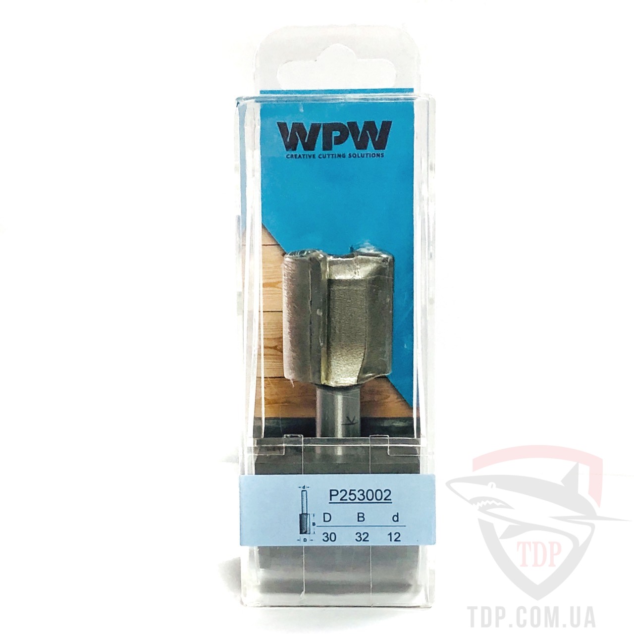 Оснастка Фреза прямая пазовая WPW d12 D30 h32 L73 (P253002)