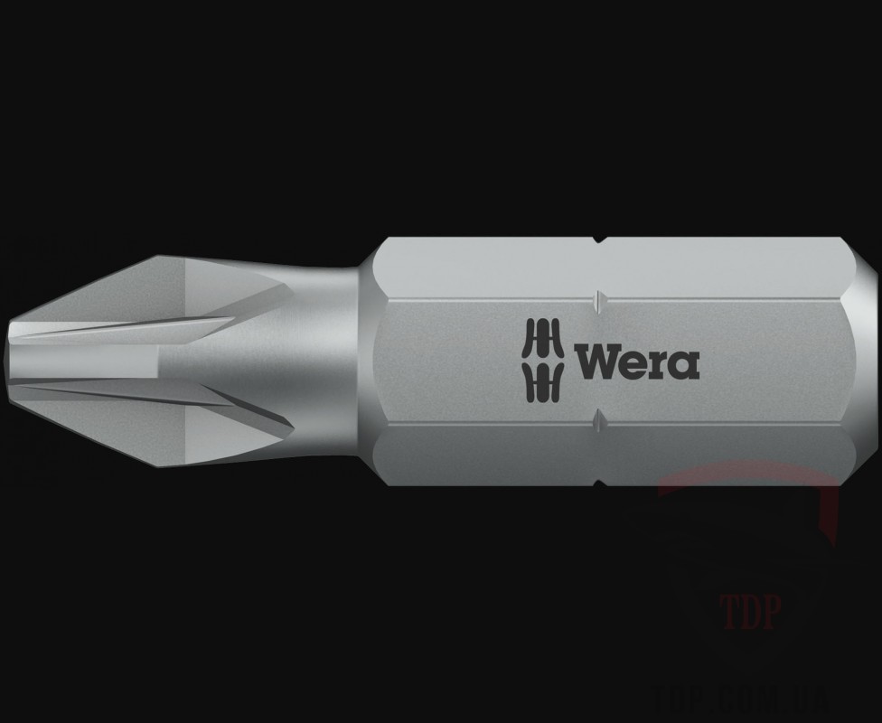 Биты и адаптеры Набор бит WERA PZ2*50 мм, 10 шт (Wera-54)