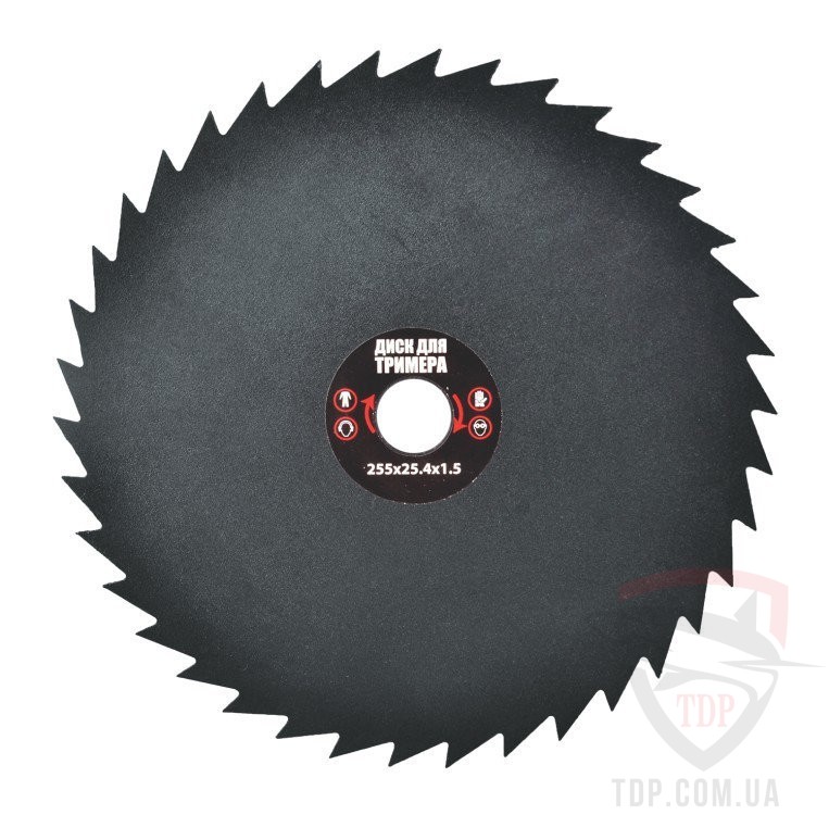 Садовая техника Диск MASTER TOOL для триммера 40T 25.4x250 мм заточенный зуб (19-1919)