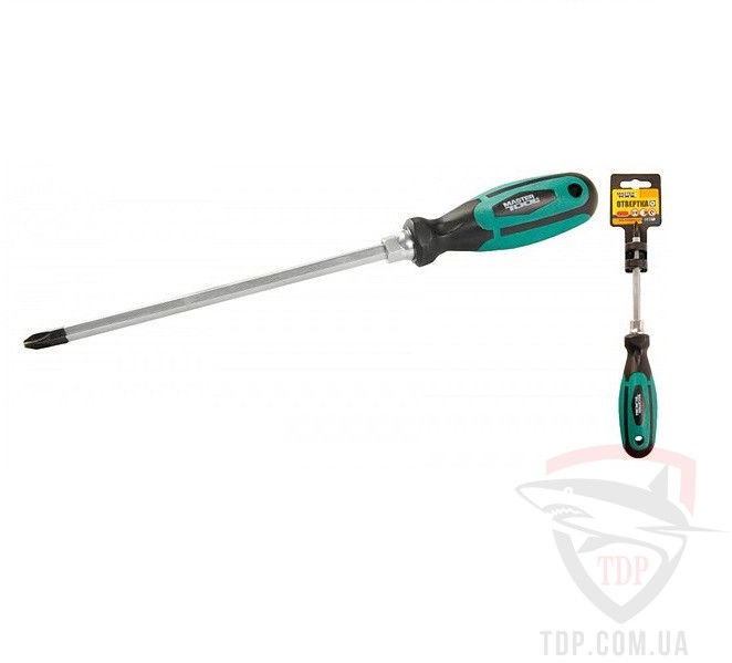 Ручной инструмент Крестовая отвёртка MASTER TOOL PH3x200 L310 (45-8320)