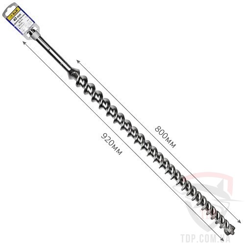 Бурильно ударная оснастка Бур по бетону S&R SDS-max 40 х 920 Zentro (211004930)