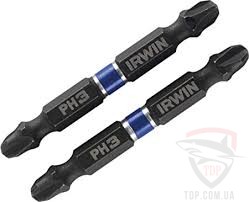 Биты и адаптеры Бита двухсторонняя IMPACT IRWIN 1/4"х60мм PH3 2шт (1923378)