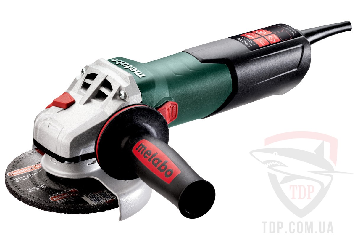 Электроинструмент Угловая шлифовальная машина Metabo W 11-125 Quick