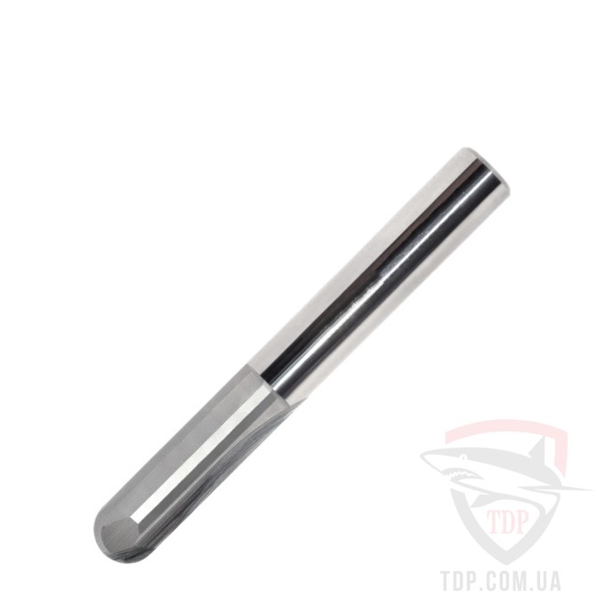 Фреза прямозубая сферическая D8 d8 L60 l30 z2 (D886030)