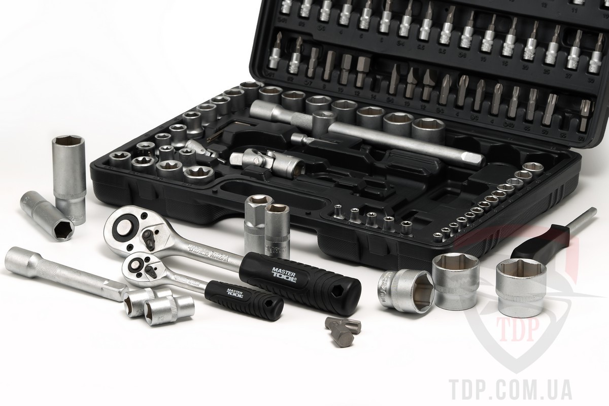 Набір інструментів з тріскачкою Master Tool 108шт (78-7108) - Фото №2