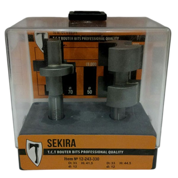 Фреза SEKIRA D33 c8.5/8 H41.5/44.5 H1=8.5 d12 комбинированная рамочная (243-330-12) - Фото №2