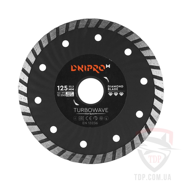 Алмазные диски Алмазный диск Dnipro-M Turbowave 125х22.2 мм