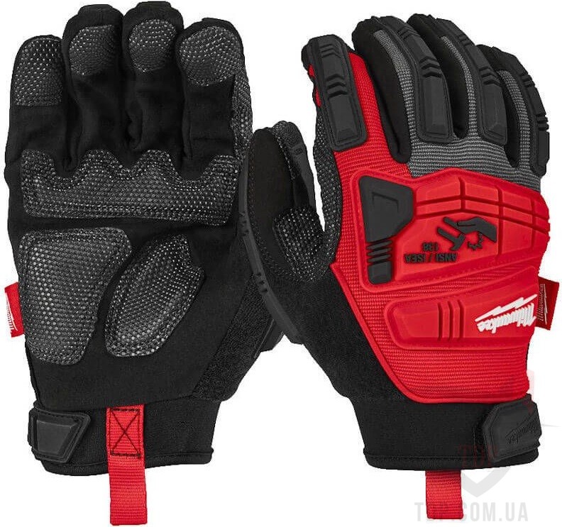 Печатки Milwaukee Impact Demolition Gloves 9/L с защитой (4932471909)