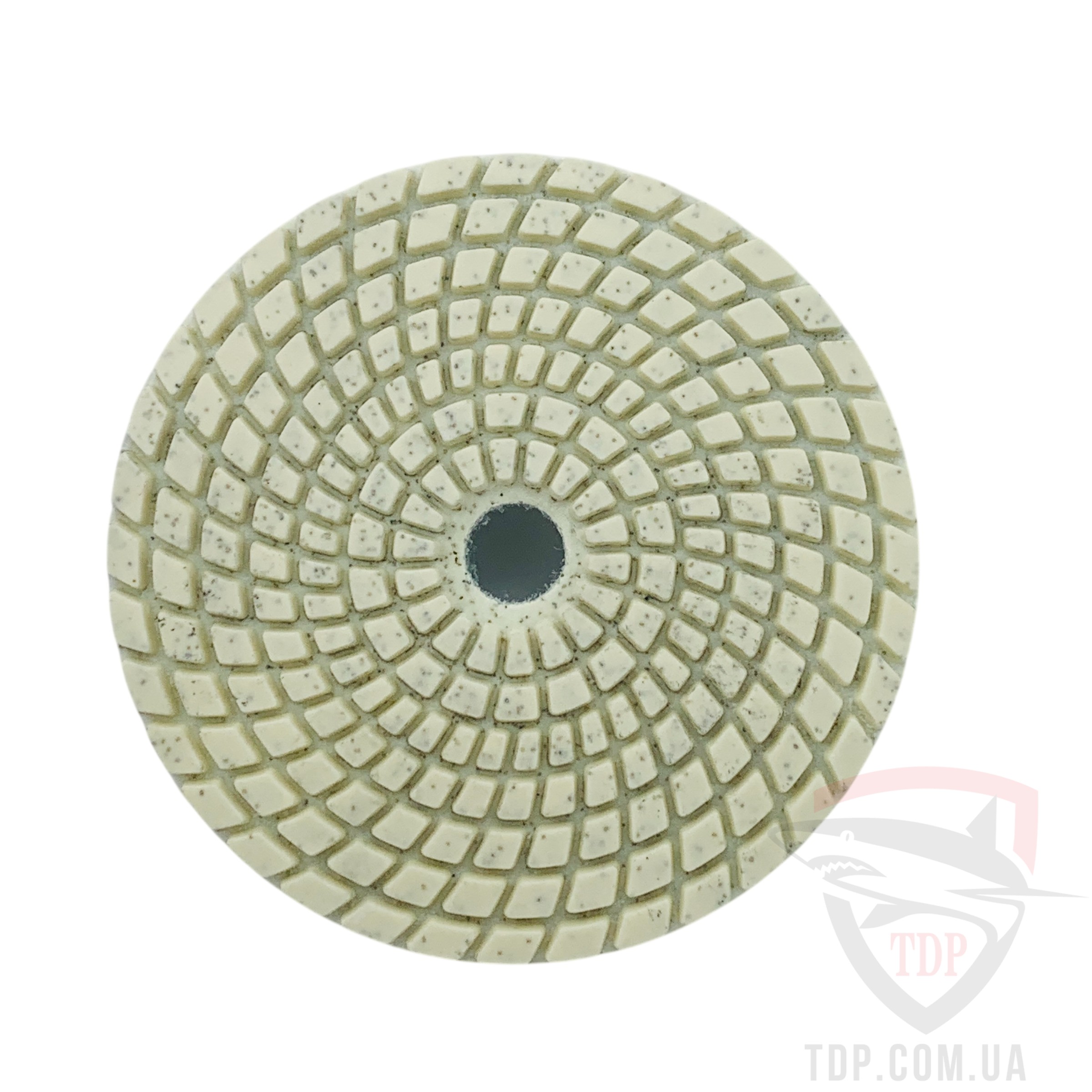 Алмазные фрезы, чашки Круг алмазний полірувальний VATZO Wet СПІРАЛЬНА D100x3x15 P40 (03-10040W)