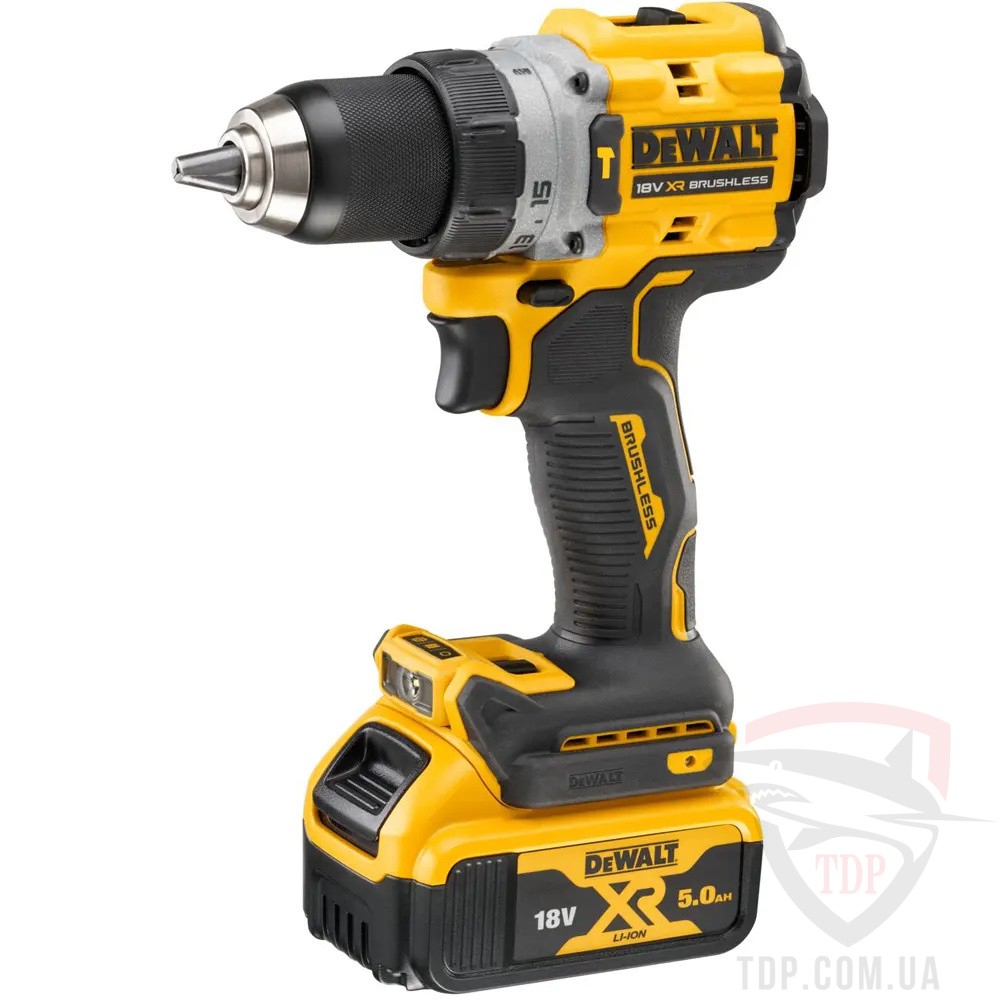 Дриль-шурупокрут DeWALT ударний XR Li-Ion 18В (DCD805P2T) - Фото №2