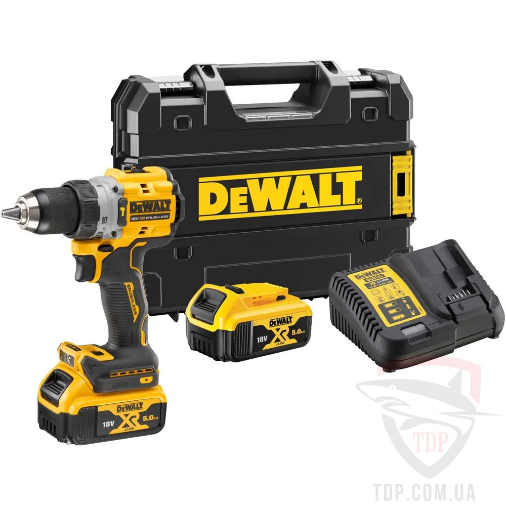 Электроинструмент Дриль-шурупокрут DeWALT ударний XR Li-Ion 18В (DCD805P2T)