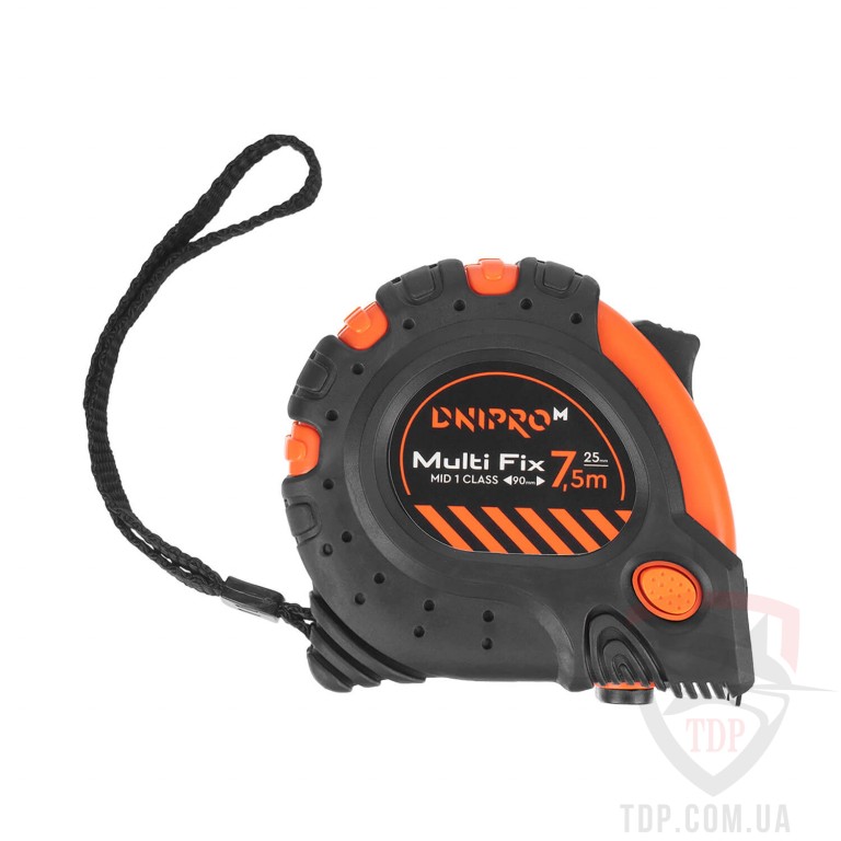 Рулетка Dnipro-M Multi Fix 7.5мх25мм (81731000)