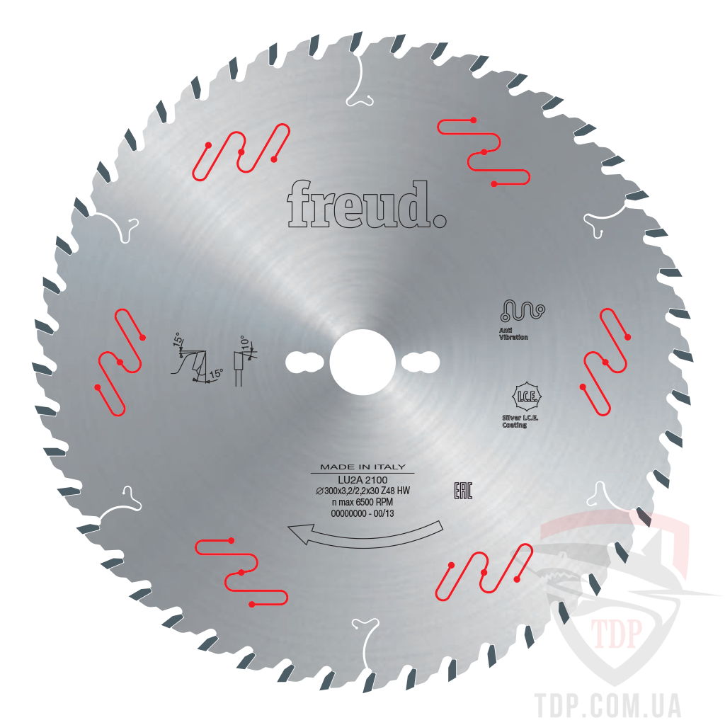 Пильные диски Пильный диск Freud для композитных материалов 400х30х96z (LU2B-1900)