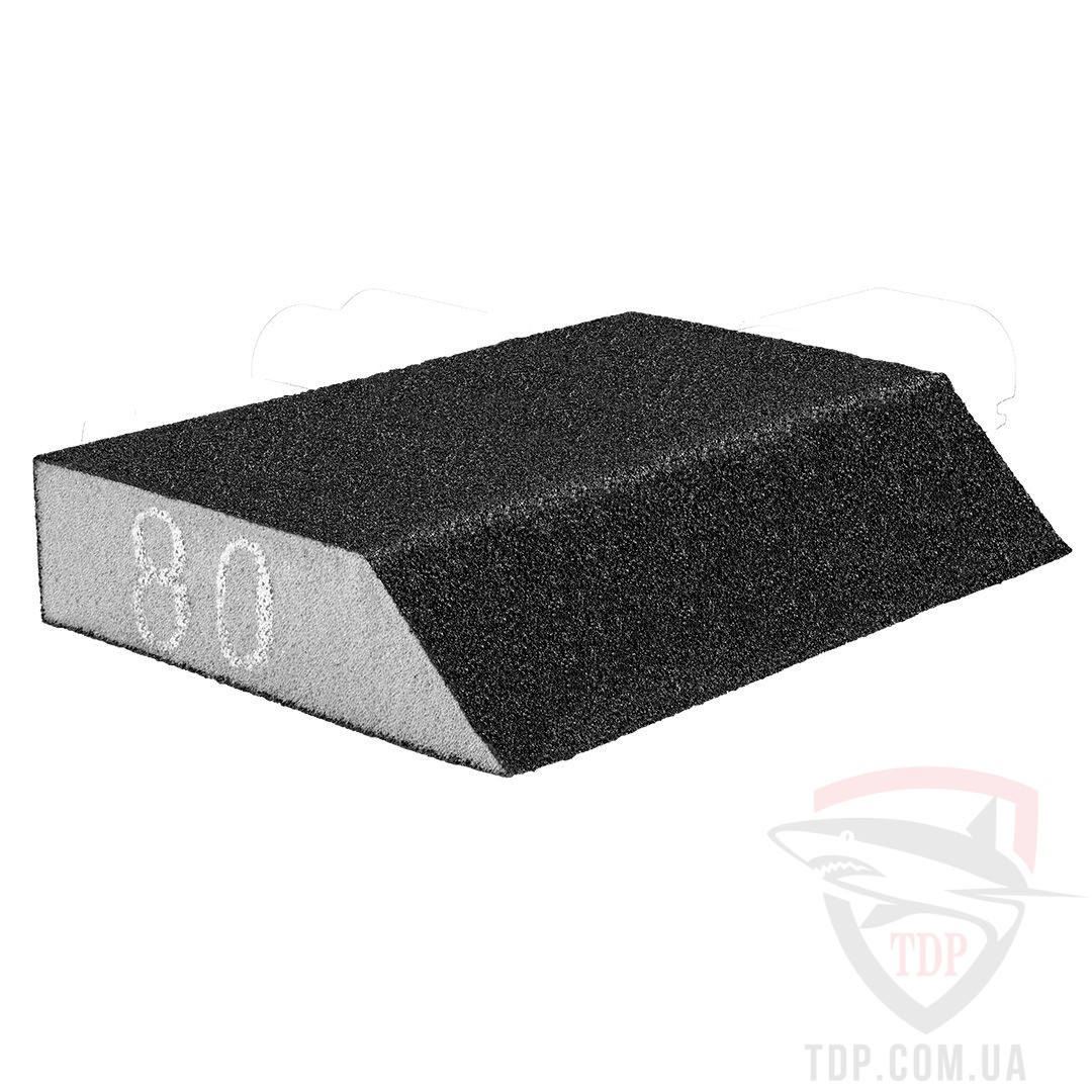 Абразивно-шлифовальный инструмент Губка наждачная Graphite 98x68x25 мм P120 косая (55H926)