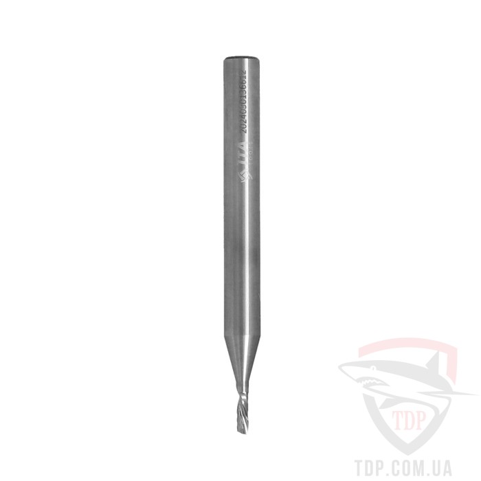 Фрезы для ЧПУ Фреза спіральна однозуба Ita Tools D2 d6 L60 h5 (ST51.02.006.060.06R)