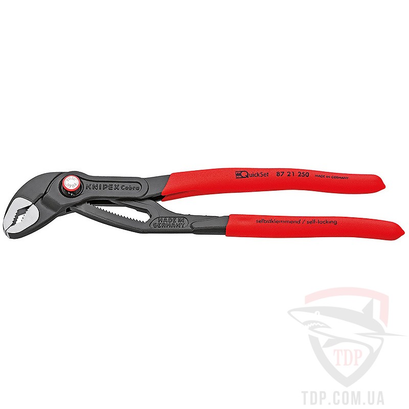 Ручной инструмент Высокотехнологичные сантехнические клещи Knipex Cobra с автопуском (87 21 250)