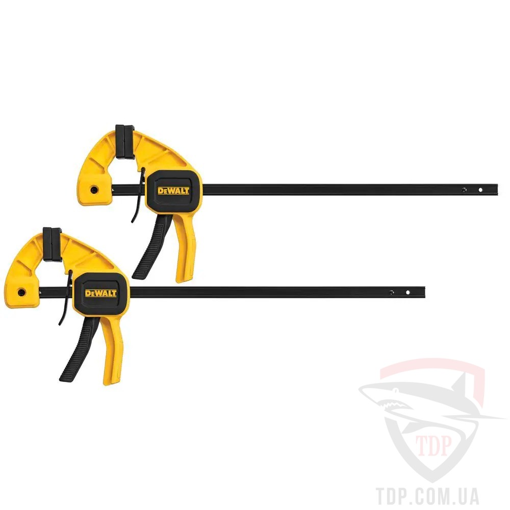 Ручной инструмент Струбцина автоматична DeWALT 300мм 63кг 2шт (DWHT0-83158)