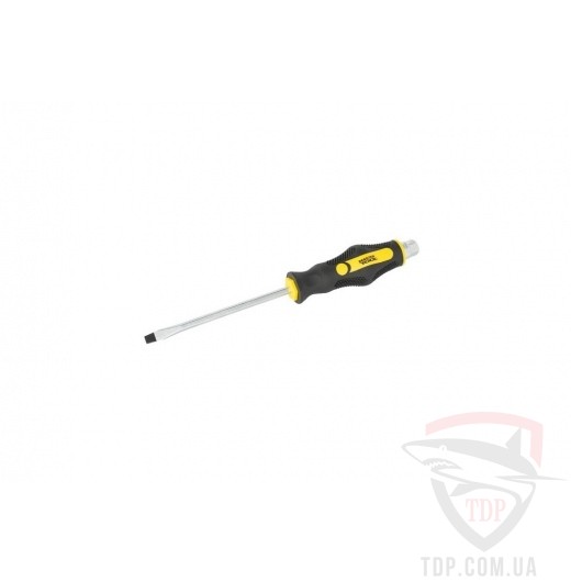 Ручной инструмент Викрутка ударна плоска магнітна MasterTool EXTERNAL HEX SL6x125 мм (49-6612)