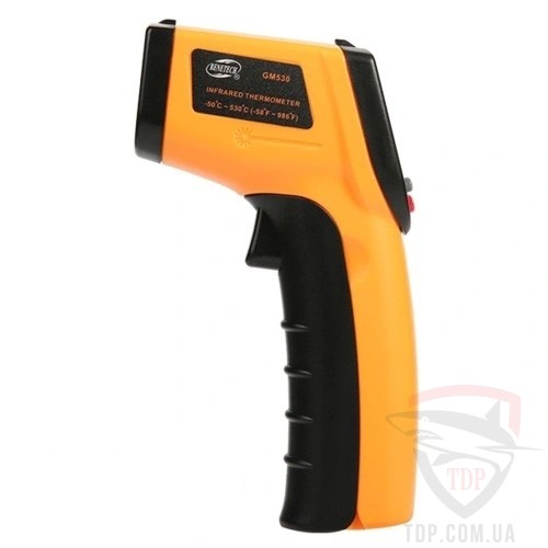Пірометр безконтактний інфрачервоний BENETECH -50-530°C (GM530) - Фото №3