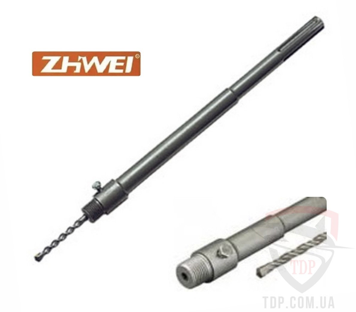Коронки Подовжувач для коронок ZhWei 22x1000 SDS-Max