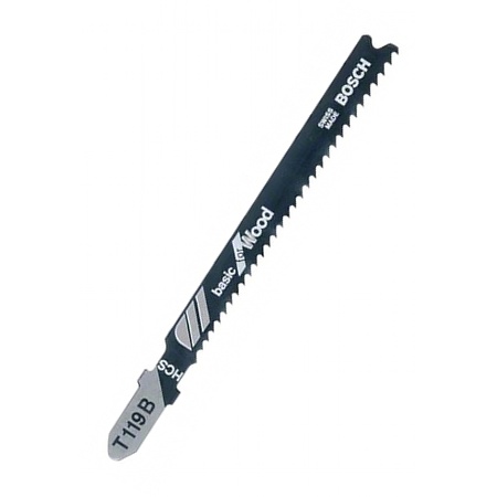 Набор полотен для лобзика Bosch T119B 92 мм HCS 5 шт (2608630037)
