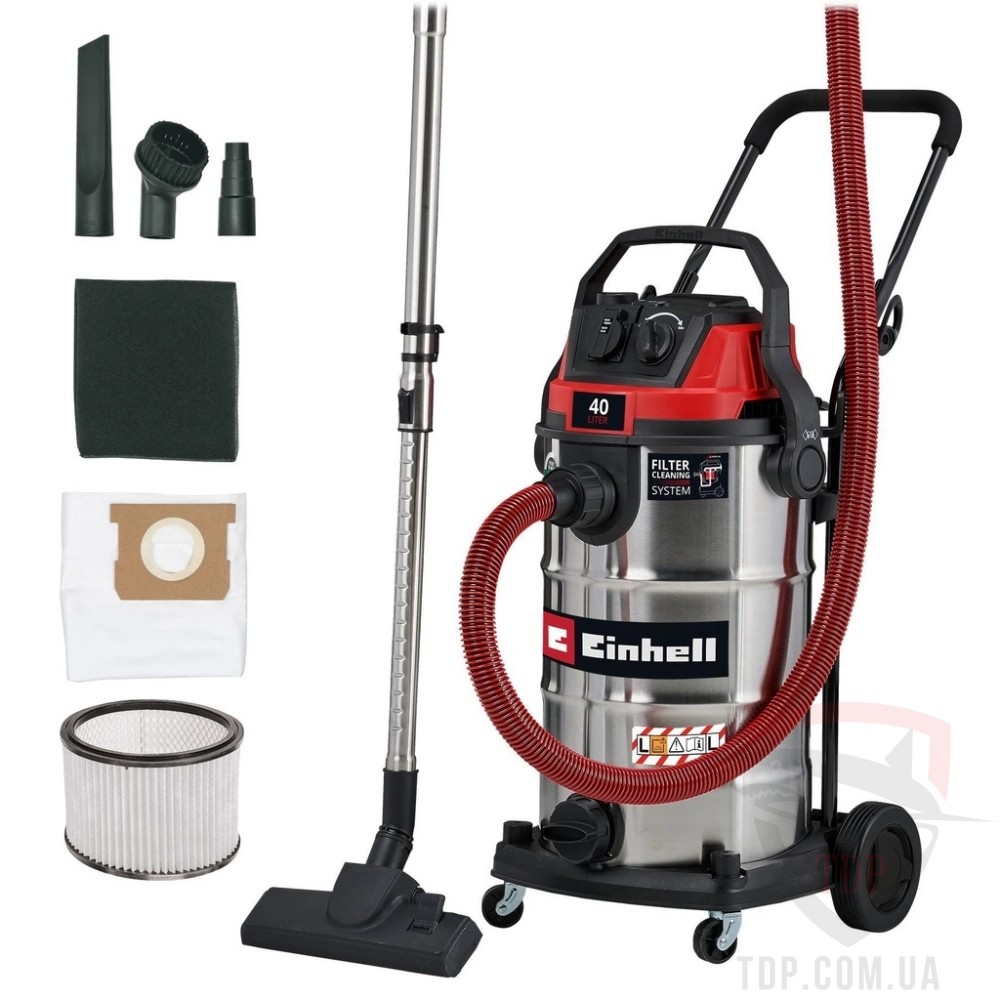 Уборочная техника Пилосос будівельний Einhell 1150Вт 40л (2347445)