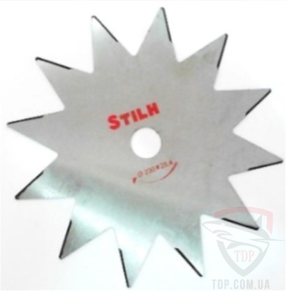 Садовая техника Диск для бензокоси STILН 230x25.4x12z