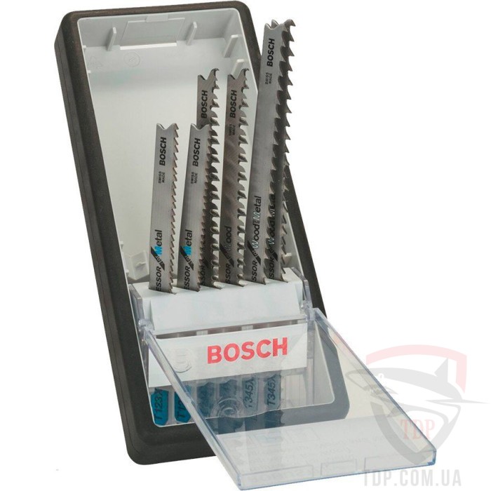 Оснастка Набір лобзикових пилок по дереву Bosch Wood Expert Robust Line 6 шт (2607010572)