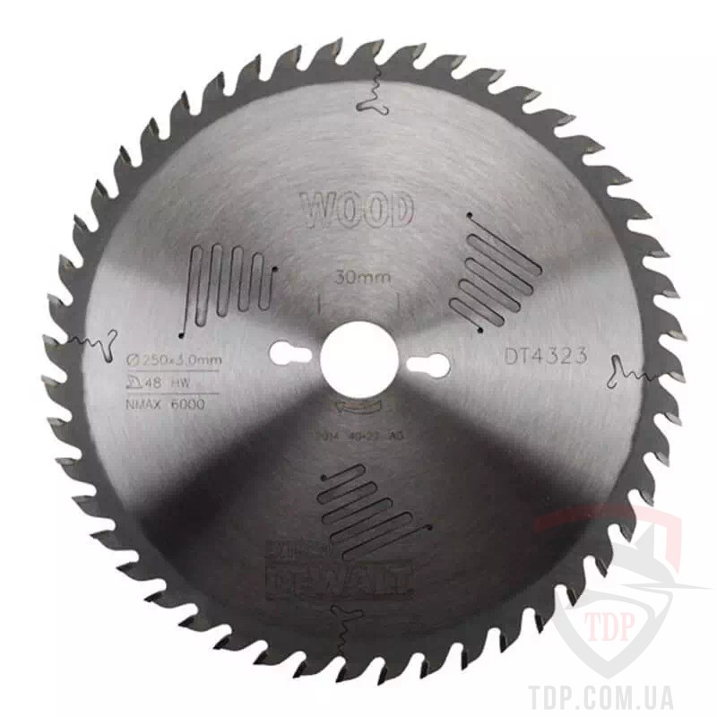 Оснастка Диск пильний DeWALT EXTREME WORKSHOP 250x30x48z (DT4323)