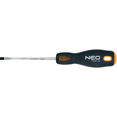 Отвертка шлицевая NEO SL3 75 мм (04-011)