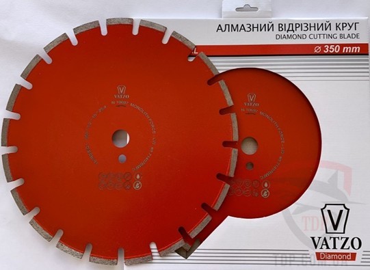 Алмазный инструмент Диск алмазный по армированному бетону Vatzo Monolith Force 1A1RSS 400x25.4x10 (71109BMFC)