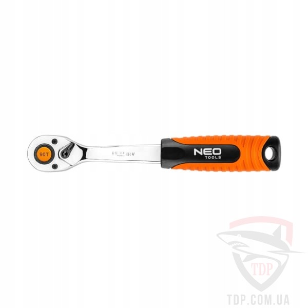 Ручной инструмент Трещотка NEO 1/4" 155 мм 90 зубов (08-530)
