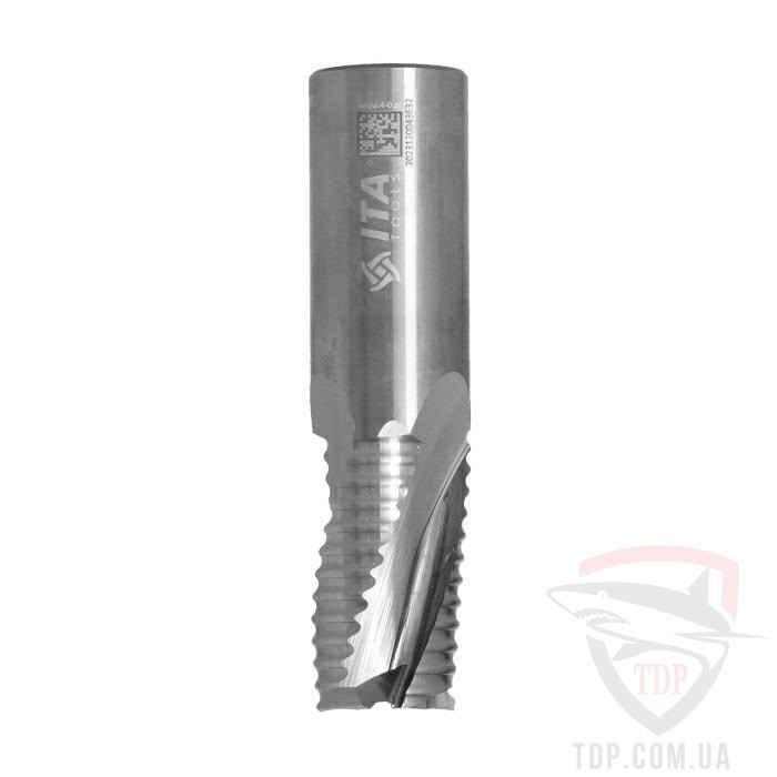 Фрезы для ЧПУ Фреза спіральна зі стружколомом Ita Tools D20 d20 L80 h32 (SR33.20.032.080.20R)