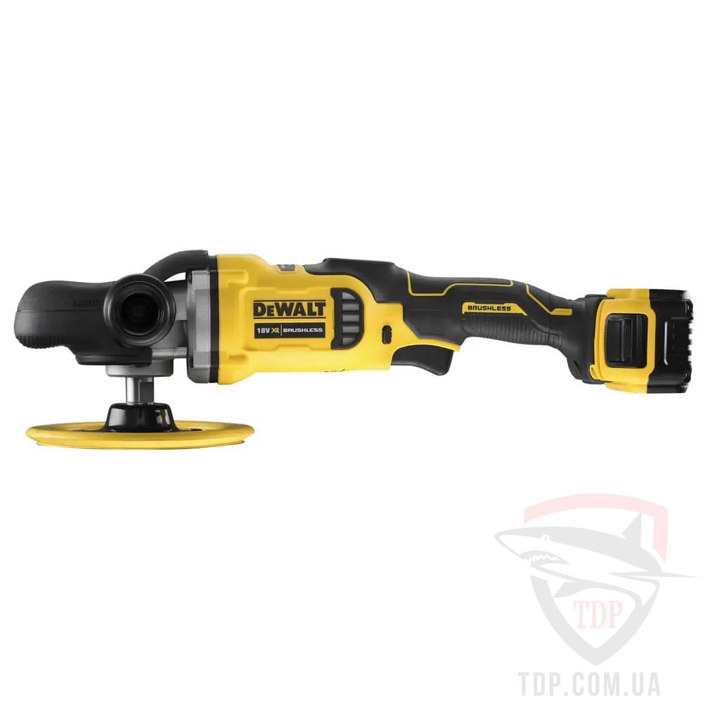 Полірувальна машина акумуляторна DeWALT XR Li-Ion 18В (DCM849P2) - Фото №2