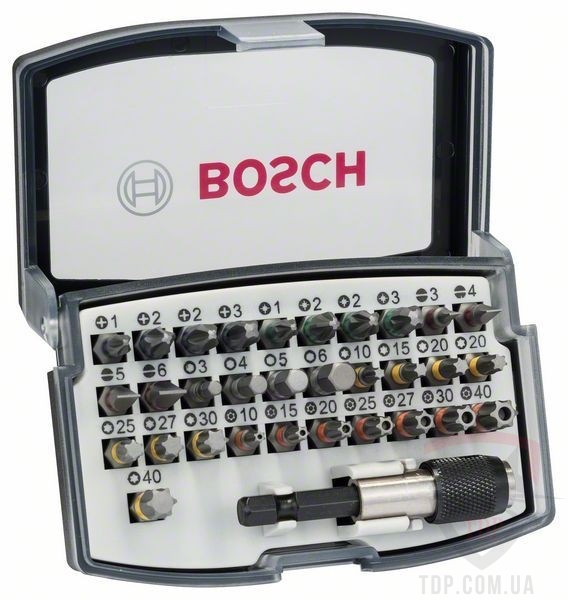 Набір біт Bosch Extra Hard 32 шт (2607017319)
