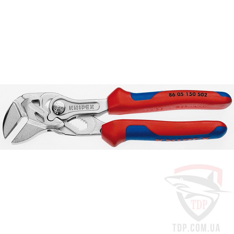 Ручной инструмент Клещи переставные Knipex с насечками (86 05 150)