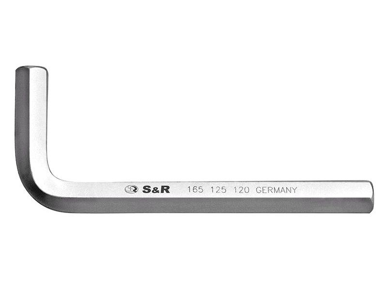 Ручной инструмент Ключ шестигранный S&R 165292150 (L152х60 мм/HX 16,0 мм)